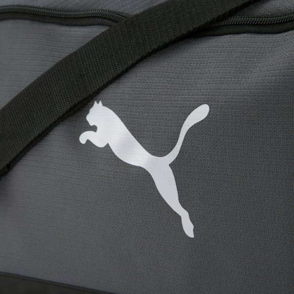 Puma Duffle Bag Travel Gym Gray Shoulder Bags - Picture 3 of 3